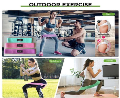 Non Slip Resistant 3 Level Booty Bands - GETMEFIT USA